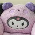 thumbnail image 5 of Cojín de peluche de invierno de Sanrio Hello Kitty Cinnamoroll con medio contorno Kuromi, cojín de respaldo para dormitorio, oficina, cojín antideslizante para silla, 5 of 5