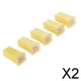 thumbnail image 1 of 2x 5PCS Amarillo 60A 32V -M Fusibles Hembra de Cartucho a Presión PAL para Vehículo 2 piezas, 1 of 8