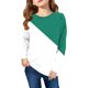 thumbnail image 1 of Blusas y camisas de manga larga con cuello redondo Camisas con estampados de manga larga Cuello redondo lindo Blusas casuales elegantes Ropa Camisas de cuello redondo Niña Top de poliéster, 1 of 7