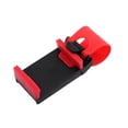 thumbnail image 3 of Steering Wheel Phone Holder,Universal Car Elastic Steering Wheel Clip Mount Holder Stand For Mobile Phone GPS,Adjustable Clips,Fits Most Phones,Elastic Design,Protective Silicone, 3 of 7