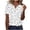 White, variant on Floral Printed Tops for Women Plus Size S-3XL Loose Fit V Neck Casual Tee Shirt Summer Short Sleeve Tshirts (XL, Pink 01)