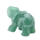 thumbnail image 3 of Estatuilla de cristal de elefante tallada en jade natural de 2 pulgadas, artículo de decoración del hogar (#03), 3 of 5