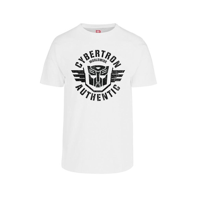 Playera Transformers Fan Army Talla G Cybertron Blanco