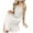 White, variant on Kaemgyyd Nightgown for Women Soft Spaghetti Strap Tiered Ruffle Hem Sleepwear Cute Sleeveless Nightdress Loungewear