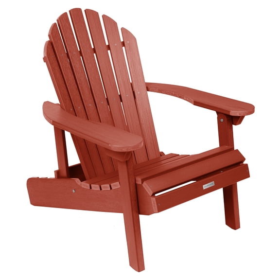 Highwood's Hamilton Adirondack Chair - Folding & Reclining, Outdoor, Eco-friendly, Synthetic Wood