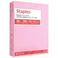 thumbnail image 1 of Papel de copia Staples 490935, rosa pastel, 8.5 x 11 pulgadas, 20 libras, 500 hojas, 1 of 5
