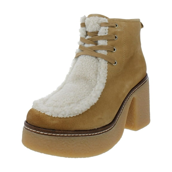 Sam Edelman Womens Shaw Suede Block Heel Chukka Boots
