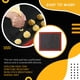 thumbnail image 3 of Galletas Sin paletas Horneado Alta temperatura Resistente a la temperatura Hoja de silicona Hoja Panadería Panadería Bakeware Cocina Gadget Suministros para hornear 58x38cm, tipo 1 Inevent HA009631-07, 3 of 6