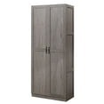 thumbnail image 1 of Manhattan Comfort Hopkins Armoire de Rangement Moderne 3.0 en Gris, 1 of 4