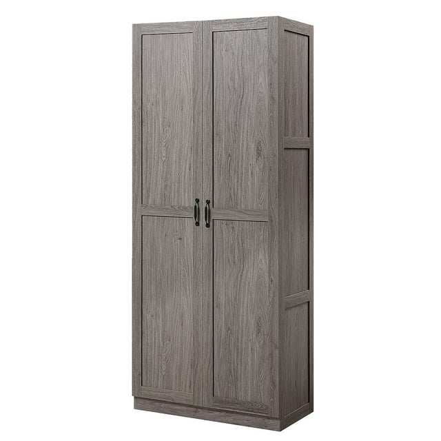 Manhattan Comfort Hopkins Armoire de Rangement Moderne 3.0 en Gris