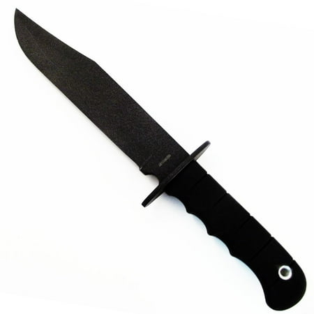 Fixed Blade Hunting Knife - Fixed Blade Bowie Style Hunting Knife Sheath Sharpening Stone 14 Inch
