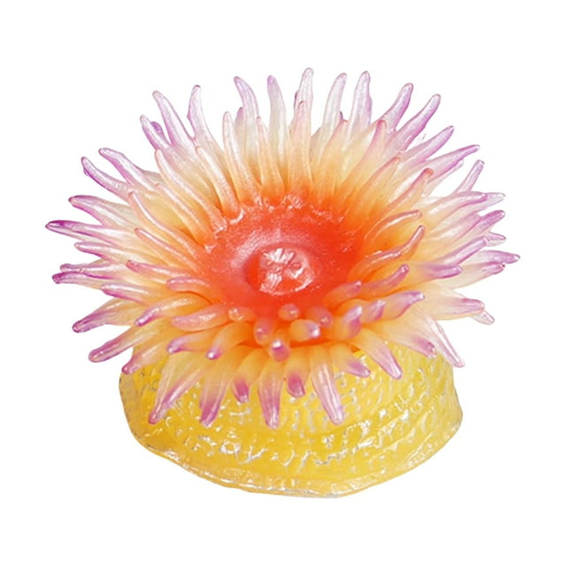 Figuras de acción de vida marina perfecl animales marinos grande amarillo