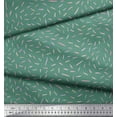thumbnail image 2 of Soimoi Green Cotton Duck Fabric Brush Stroke Abstract Printed Craft Fabric by the Yard 42 Inch Wide, 2 of 3