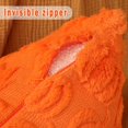 thumbnail image 6 of Fall Decorations Set of 2 Double-Sided Fall Pillow Covers 18" x 18", with 2 Different Looks, Orange Pumpkin & Leaf, Soft Plush Faux Fur Throw Pillow Covers for Home Decor, 6 of 13
