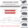 thumbnail image 3 of SIELUNO 2-Piece Sofa Slipcover,Stretch L Shape Sofa Cover Sectional Couch Cover Furniture Protector for Living Room, 3 of 7