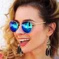thumbnail image 4 of Conjunto de pendientes largos colgantes con borlas y flecos bohemios con plumas falsas para mujer y niña, 4 of 5