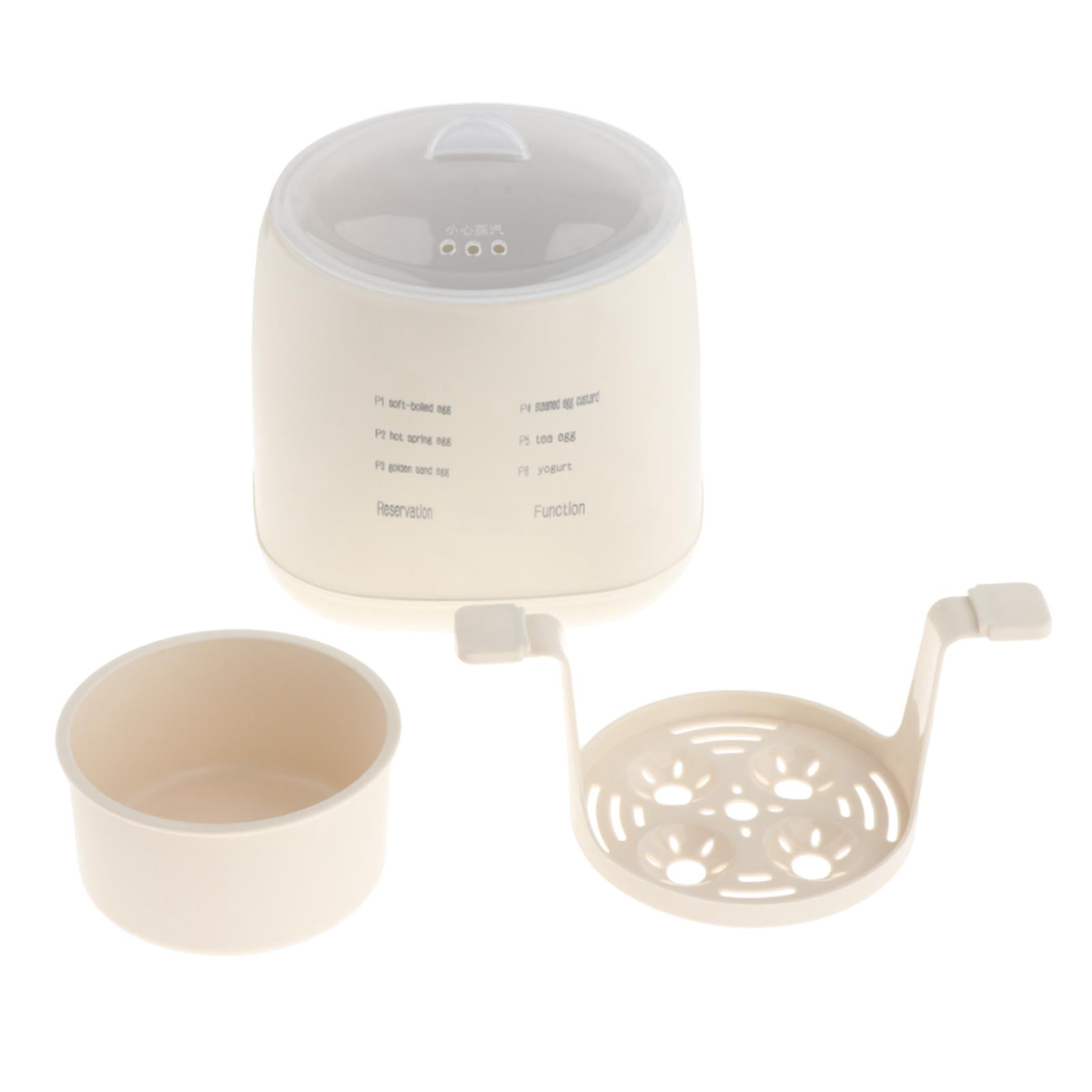 Baoblaze Electric Egg Cooker Cooking Appliance Steamed Egg for Hotel Office Breakfast rack with pp bowl
