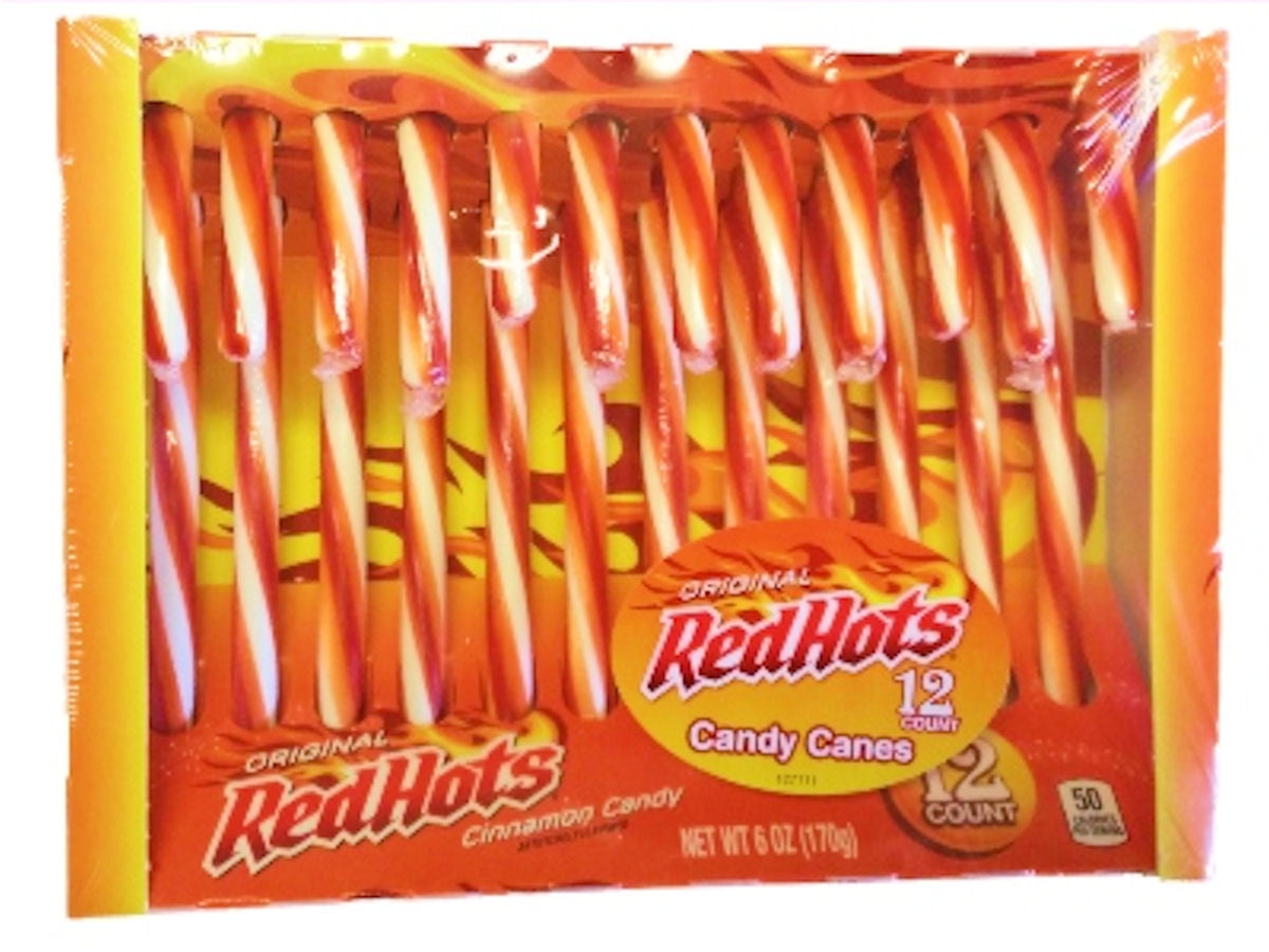 Original Red Hots Cinnamon Flavored Candy Canes 12ct BrickSeek
