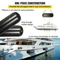 thumbnail image 4 of VEVOR 4 Ribbed Boat Fenders 10 x 28 inch Boat Fenders Bumpers Black Center Hole Bumpers Protection, 4 of 9