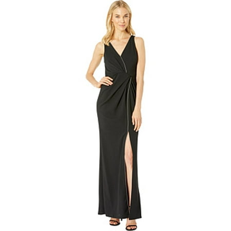 Adrianna Papell Halter Long Dress