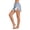Dark Blue, variant on Women's Tear Away Shorts Side Split Open Leg Breakaway Post Surgery Recovery High Waisted Summer Bottoms Dark Blue 2XL