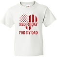 thumbnail image 3 of Inktastic Military Dad Deployment Red Friday Youth T-Shirt, 3 of 5