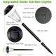 thumbnail image 5 of 2 luces solares para jardín de exterior con LED de colores y luz blanca cálida, impermeables, ideales para césped, patio, regalos y decoración navideña., 5 of 5