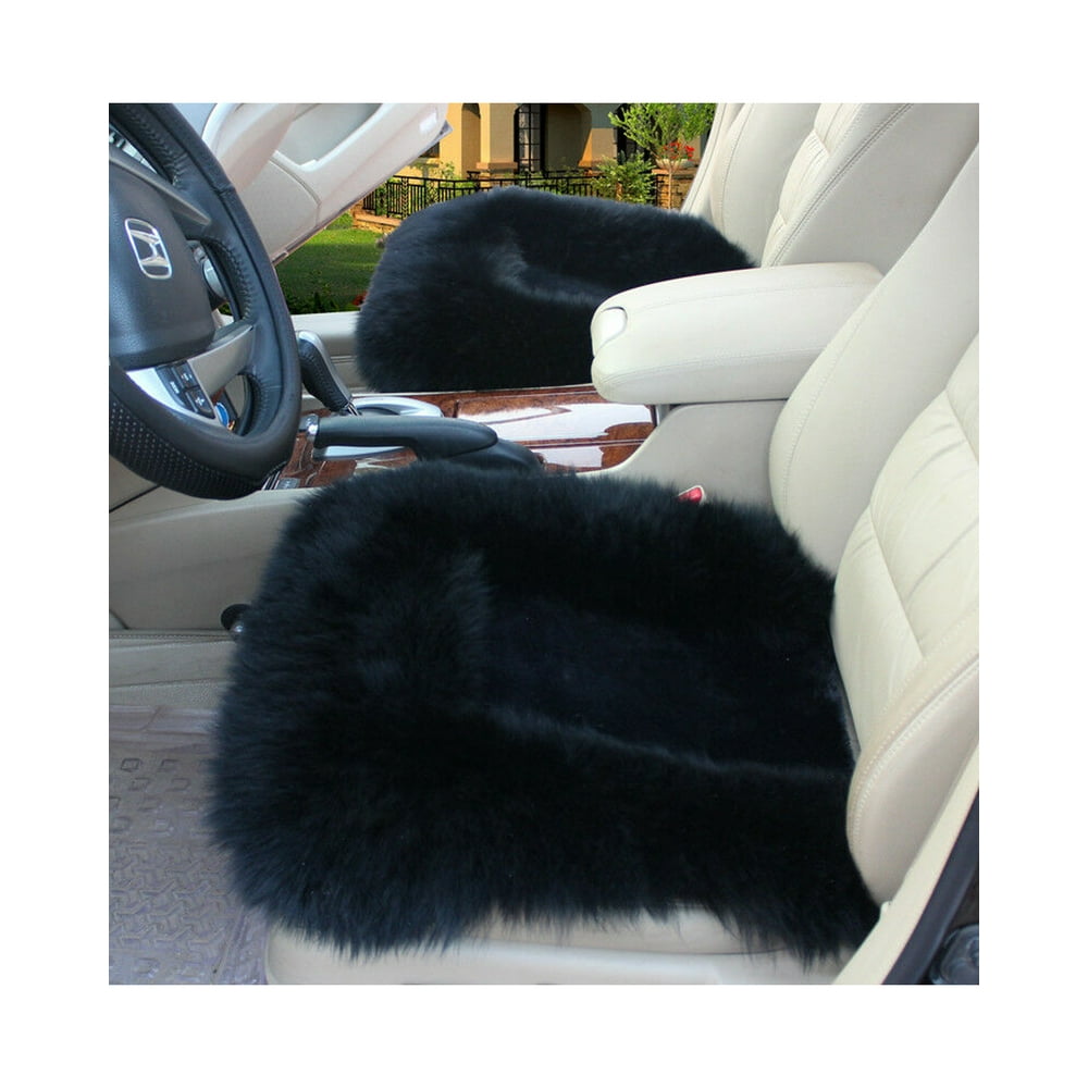 Hot New Universal Wool Soft Warm Fuzzy Auto Car Seat Covers Front Rear