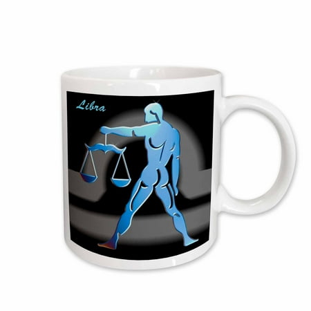 

3dRose Libra Zodiac Sign Ceramic Mug 15-ounce