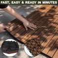 thumbnail image 3 of Deck Tiles VICTORY RELAX - Suelo de madera de acacia, 9 unidades, VR, color marrón, 3 of 9