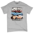 thumbnail image 5 of Shelby Cars Sketch T-shirt Mustang Racing American Muscle Car GT500 Cobra Performance Powered by Ford Men's Tee, 5 of 7