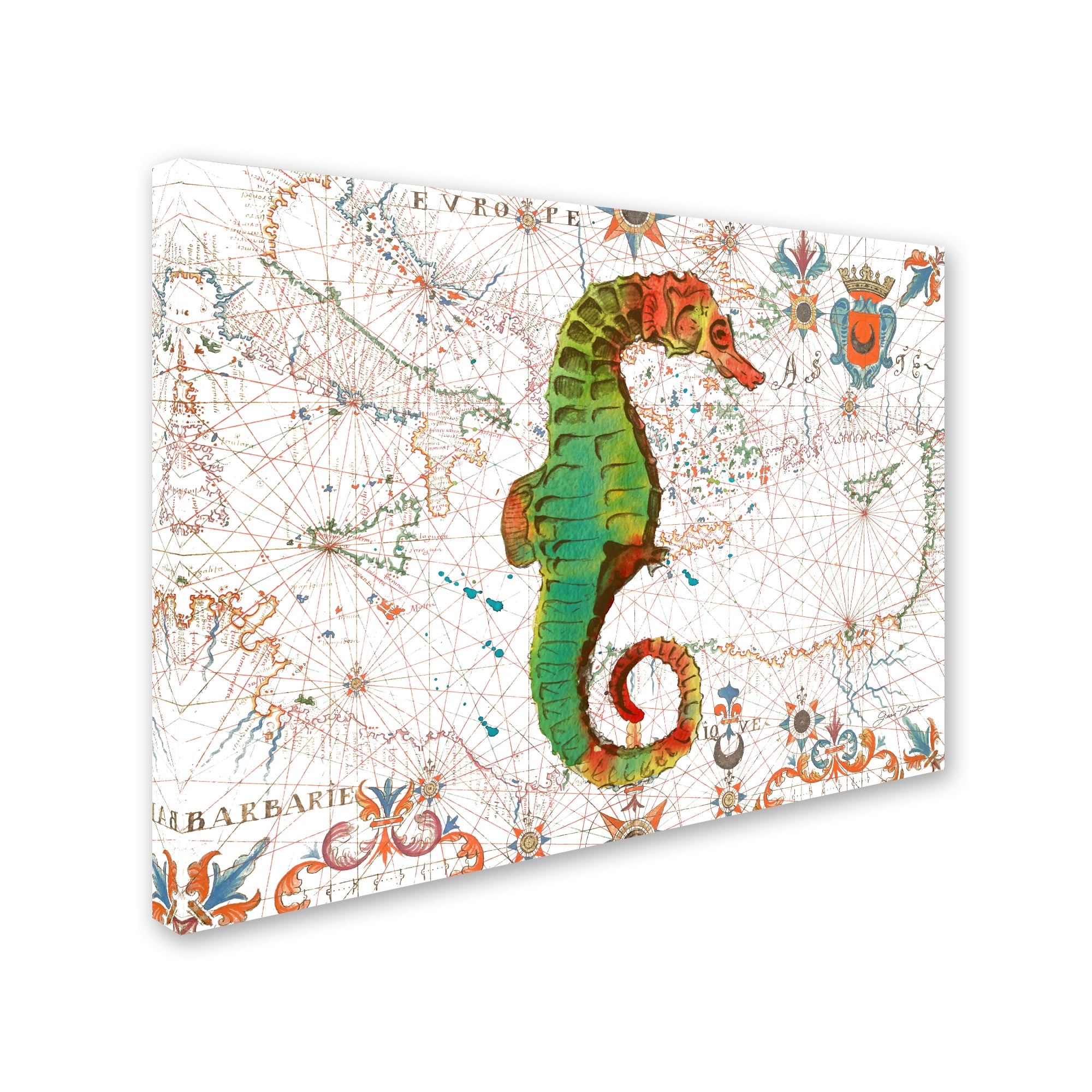 Trademark Fine Art 'Nautical Treasures 8' Canvas Art by Jean Plout