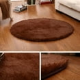 thumbnail image 2 of LELINTA Super Soft Indoor Modern Area Rugs Fluffy Home Decration Living Room Carpet Suitable for Children Bedroom Home Decor Nursery Rugs Red PiLELINTA Brown, 2 of 3