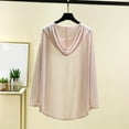 thumbnail image 4 of Hueook Women Cardigan Fashion Women's winter Casual Solid Color Loose Long Sleeves Cardigan Pink XL, 4 of 7