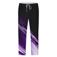 thumbnail image 5 of Wavsuf Sweatsuits 2pcs Sets Mens Jogger Set Long Tight Shirt Sweatshirt and Sweatpants Purple Size M, 5 of 7