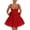 Red, variant on Sparkly Tulle Dresses for Women with Bow Short Prom Dresses A-Line Party Gowns Black S