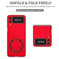 thumbnail image 3 of Allytech Magntic Case for Samsung Galaxy Z Flip 3, Compatible with Magsafe Wireless Charging Support Drop Proof Anti-Scratch Shockproof Slim Case Cover for Samsung Galaxy Z Flip 3 - Red, 3 of 7