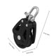 thumbnail image 2 of BEADCEST De Polea Para Gimnasio Y Con Rodillos De Nylon Y Inoxidable Negro, 2 of 8