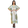 thumbnail image 1 of Moomaya Kaftan Long de Plage pour Femmes, Tenue de Plage, Robe de Plage, Couvre-Maillot Bikini, Kaftan, Grande Taille, 1 of 6