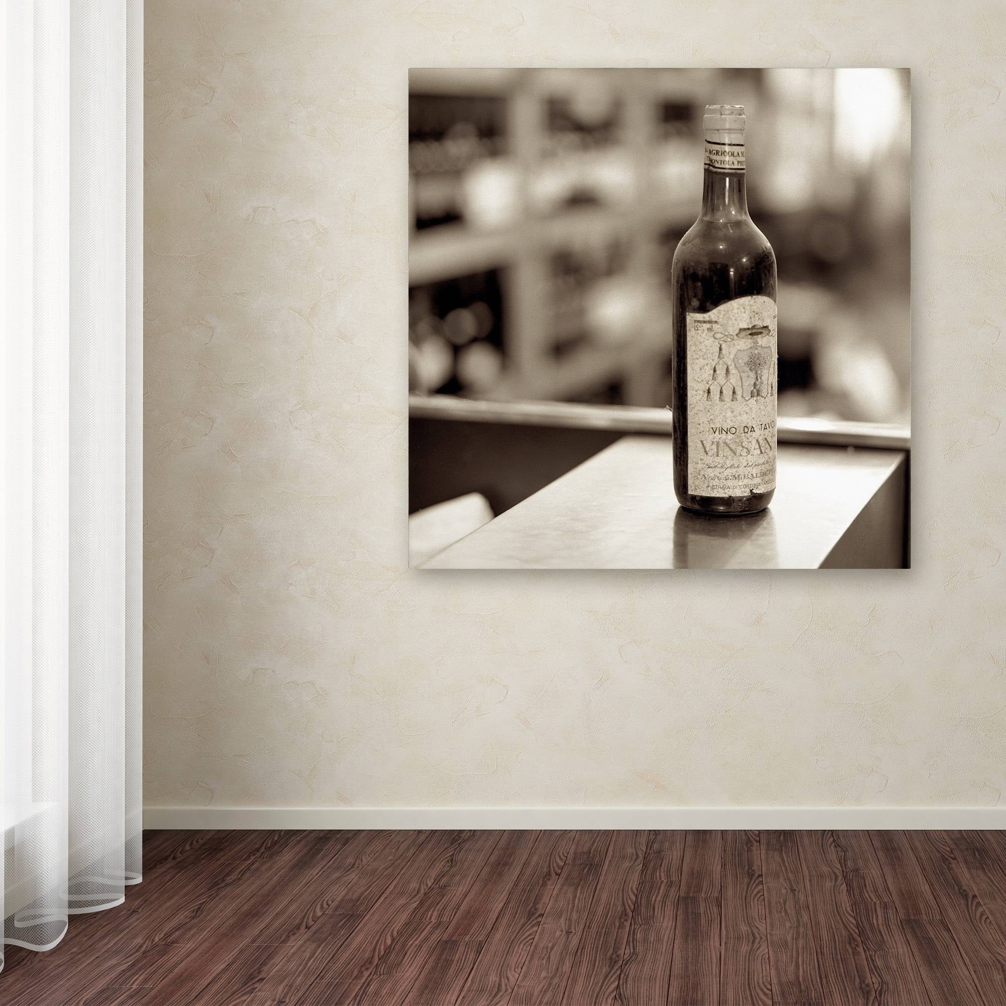 Trademark Fine Art "Tuscany Caffe III" Canvas Art by Alan Blaustein