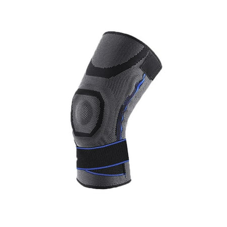 

Knee Compressing Sleeve Knee Pads Silicone Sleeve Protectors Knee Brace for Men and Women Warm Straps for Running Basketball Weightlifting Gym