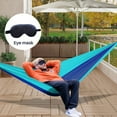 thumbnail image 4 of Camping Hammock Double & Single Portable Hammocks with 2 Tree Straps and Carry Bag, Outdoor Hammock for Travel/Backpacking/Beach/Backyard, 4 of 8