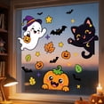 thumbnail image 4 of Halloween Themed Static Window Clings, Reusable Seasonal Decals for Indoor Glass & Mirror Holiday Halloween Decoration, 4 of 4