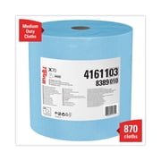 WypAll X70 Cloths, Jumbo Roll, 12 1/2 x 13 2/5, Blue, 870/Roll -KCC41611