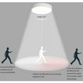 thumbnail image 3 of Led Ceiling Light with Motion Sensor Automatic Light Lamp for Outdoor Balcony Garage Entrance Hallway Round Light Fixture Easy to Install Ceiling Lamp 6000k Cool White, 1200lm, ?30cm, 3 of 6