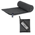 thumbnail image 4 of Toalla de secado rápido shamjiam para gimnasio transpirable absorbe sudor Gris oscuro 31,50 x 15,75 pulgadas, 4 of 8
