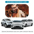 thumbnail image 5 of Randy Orton Car Sunshade Umbrella, Front Windshield Sun Shades, Foldable Shield Cover, Keeps Your Vehicle Cool, 52.4x28.7 Inch, 5 of 9