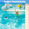 thumbnail image 5 of KOSGHO Cordless Robotic Pool Cleaner IPX8 Waterproof Dual-Motor Strong Suction Self-Parking 120Mins Runtime Automatic Pool Vacuum for Above Ground In-Ground Swimming Pool to 1076 Sq.Ft, 5 of 5
