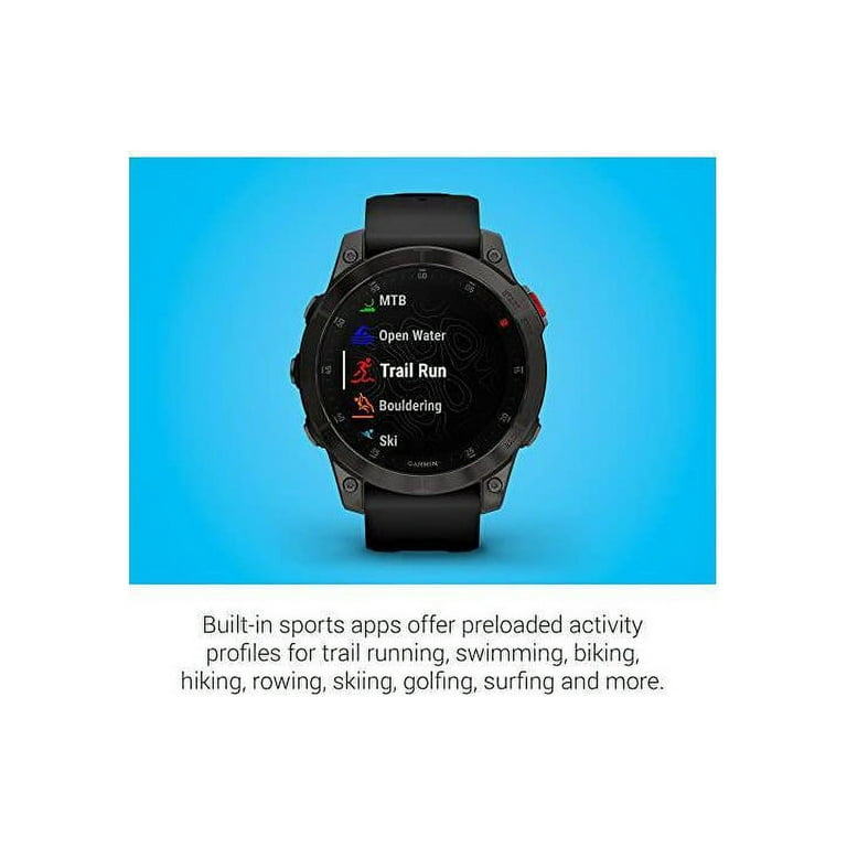 Garmin epix Gen 2 Sapphire Smartwatch, 47-mm Band, Music Garmin epix Gen 2 Sapphire Smartwatch, 47-mm Band, Music