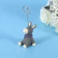 thumbnail image 6 of WHAMVOX Cartoon Note Holder Resin Message Folder Animal Product Display Board Photo Clip Desktop Ornament(Dark Gray), 6 of 8
